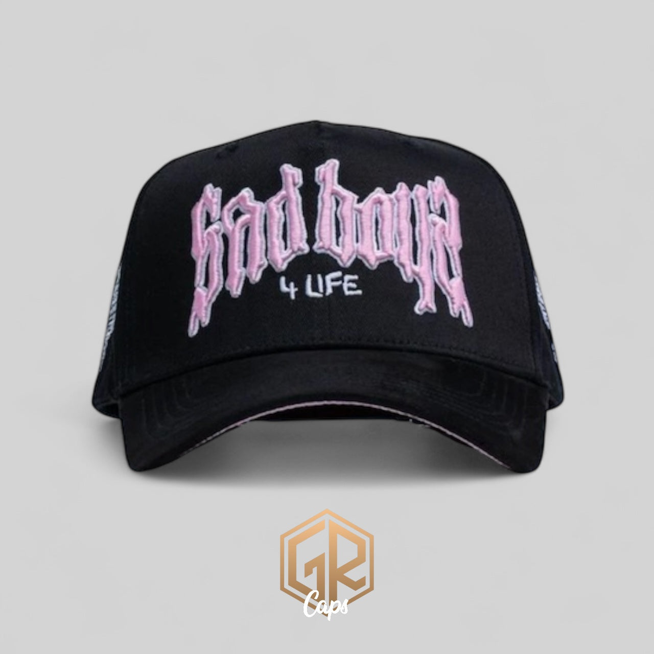 GORRA SADBOYZ CLOTHING "4 LIFE PINK"