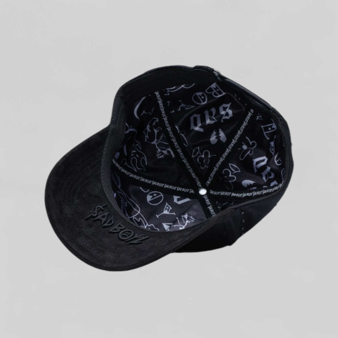 GORRA SADBOYZ CLOTHING "SB CRY CRYSTALS BLACK"