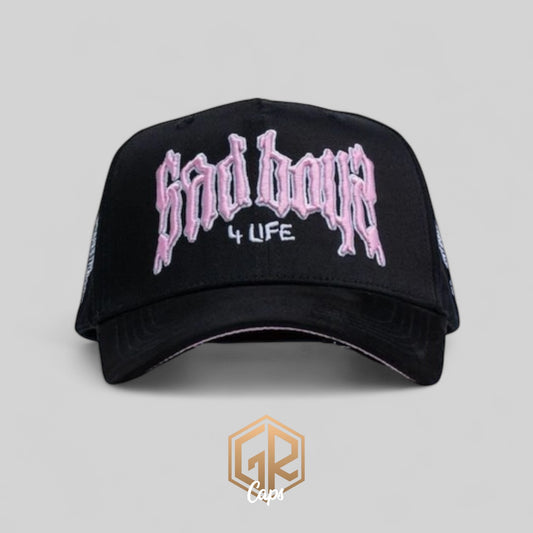GORRA SADBOYZ CLOTHING "4 LIFE PINK"