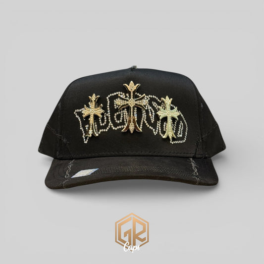 Gorra Bigg Boss "B Chome Plata"