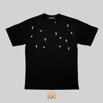 Chrome Hearts "Rhinestone Starbust Crosses"
