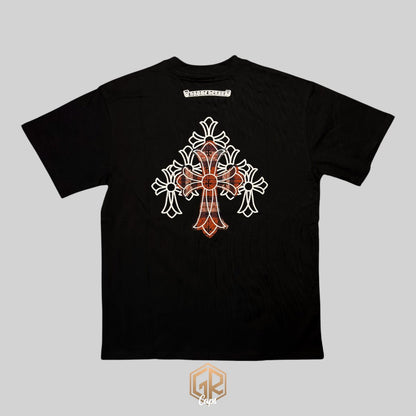 Chrome Hearts "Plaid Cross Patch"